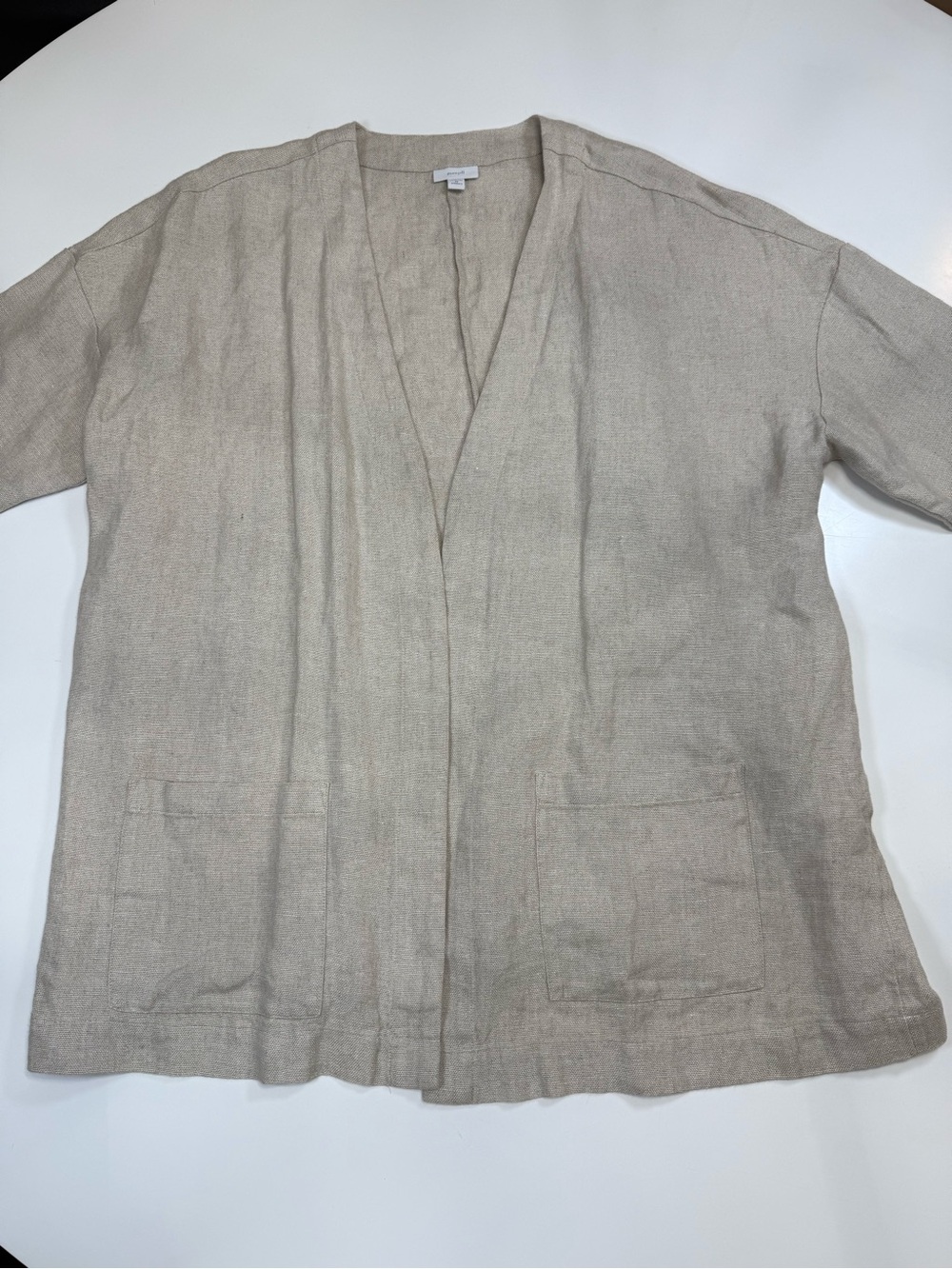 J. Jill PureJill Linen Open Blazer | Jacket - Picture 2 of 5